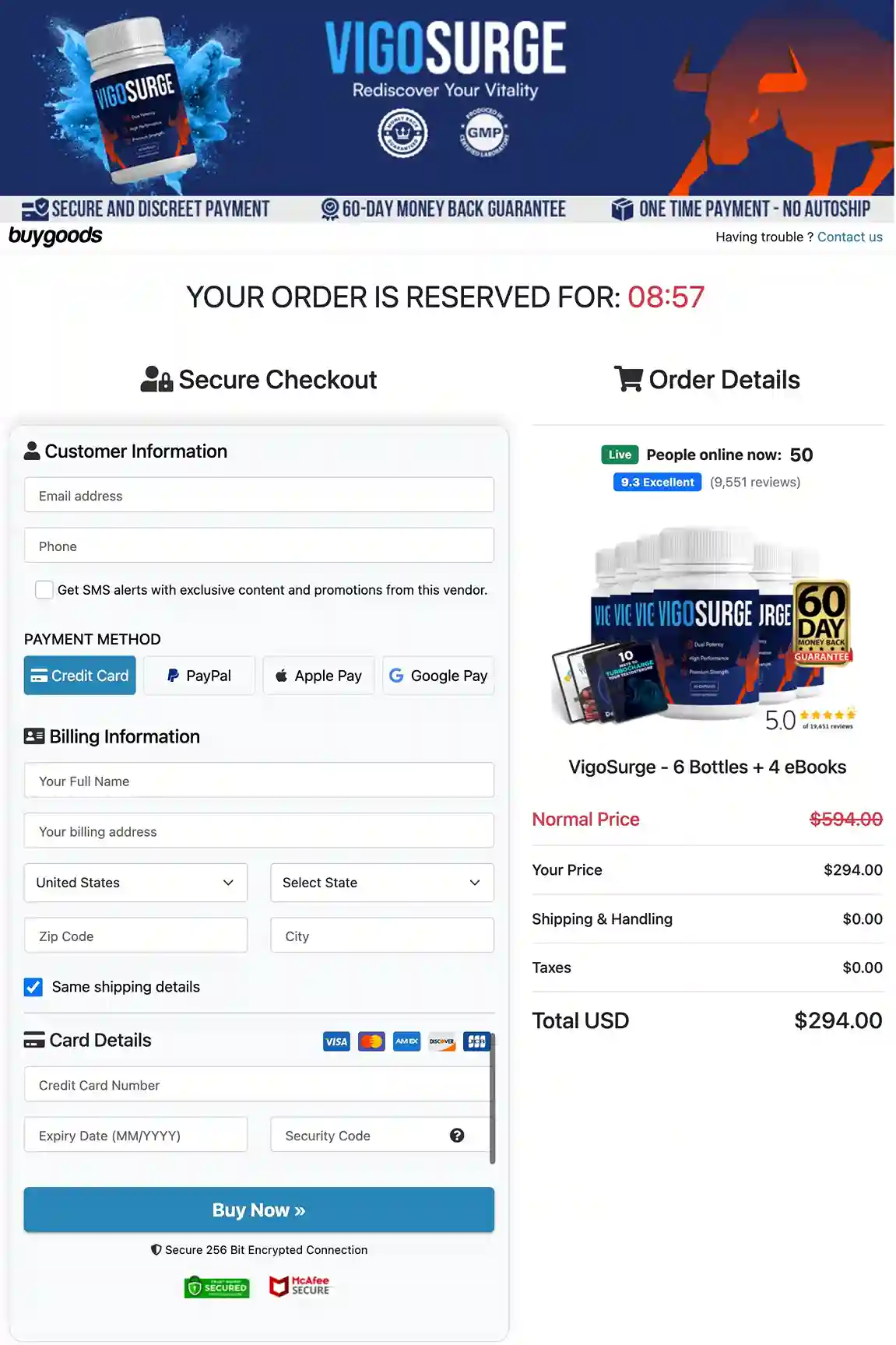 VigoSurge Secure Payment